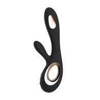 LELO Soraya Wave Negro - Vibrador Conejo de Lujo