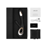 LELO Soraya Wave Negro - Vibrador Conejo de Lujo