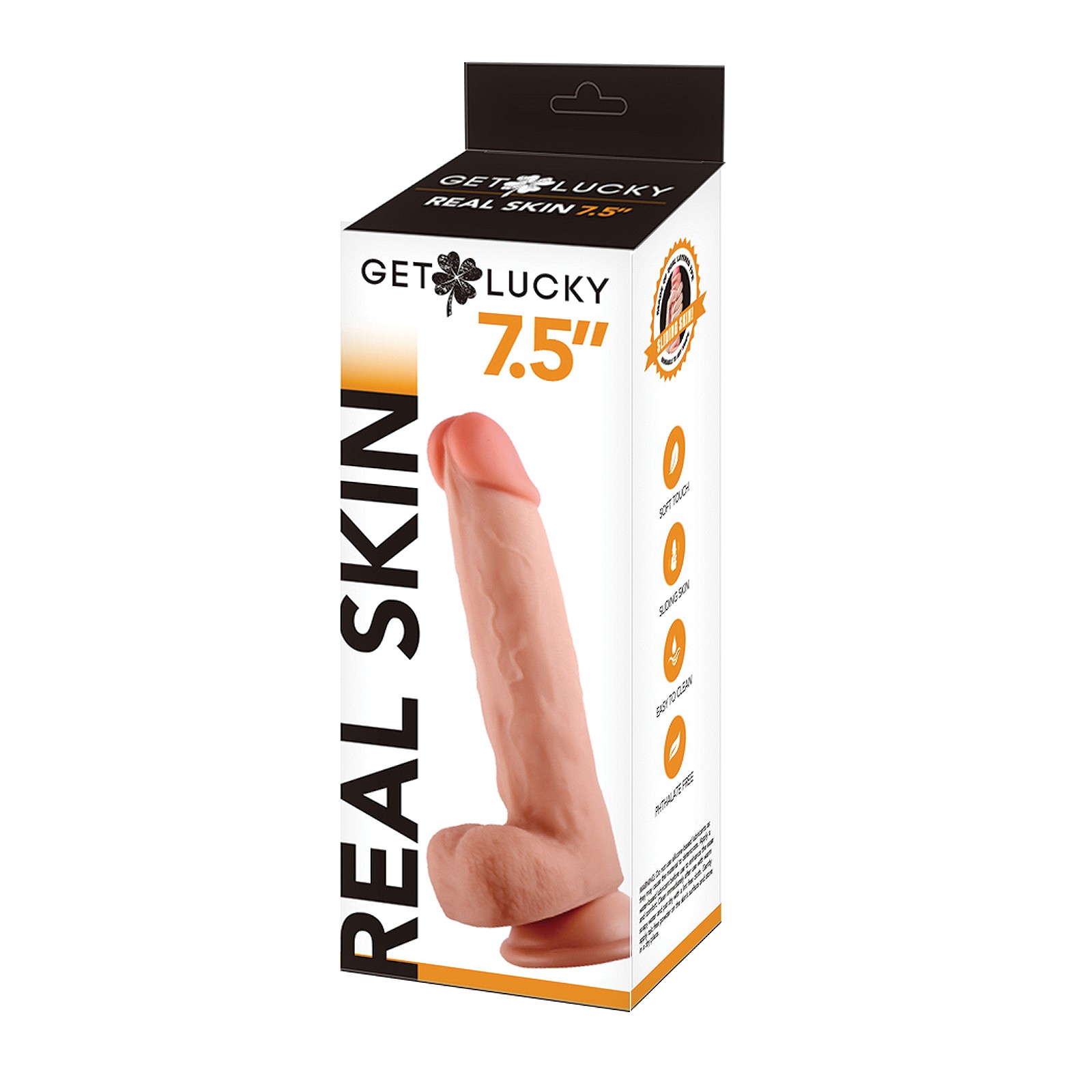 Get Lucky 7.5 inch Real Skin Series Flesh