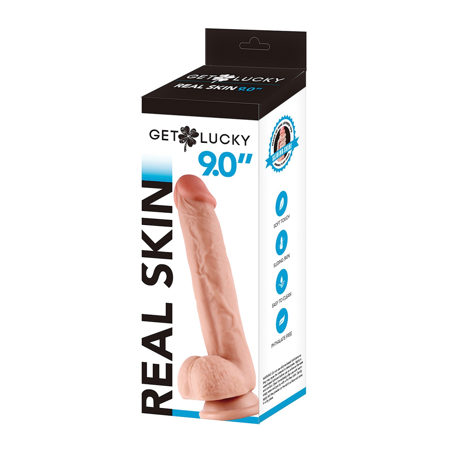 Get Lucky 9 Inch Real Skin Series - Flesh