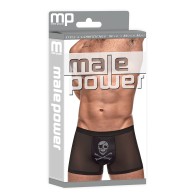 Shorts Micro Malla Calavera para Panty Negro LG