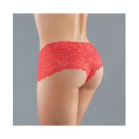 Adore Candy Apple Panty - Red O/S