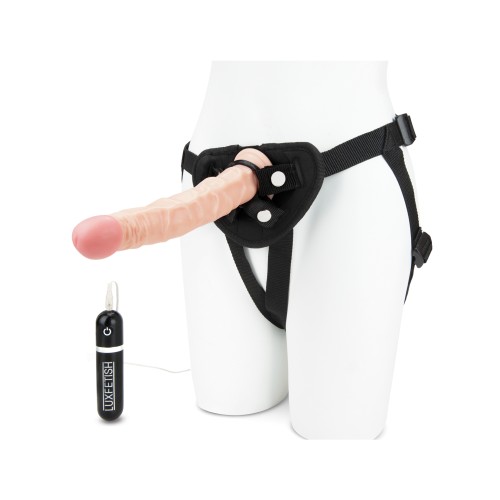 Lux Fetish 8.5" Realistic Vibrating Dildo Set