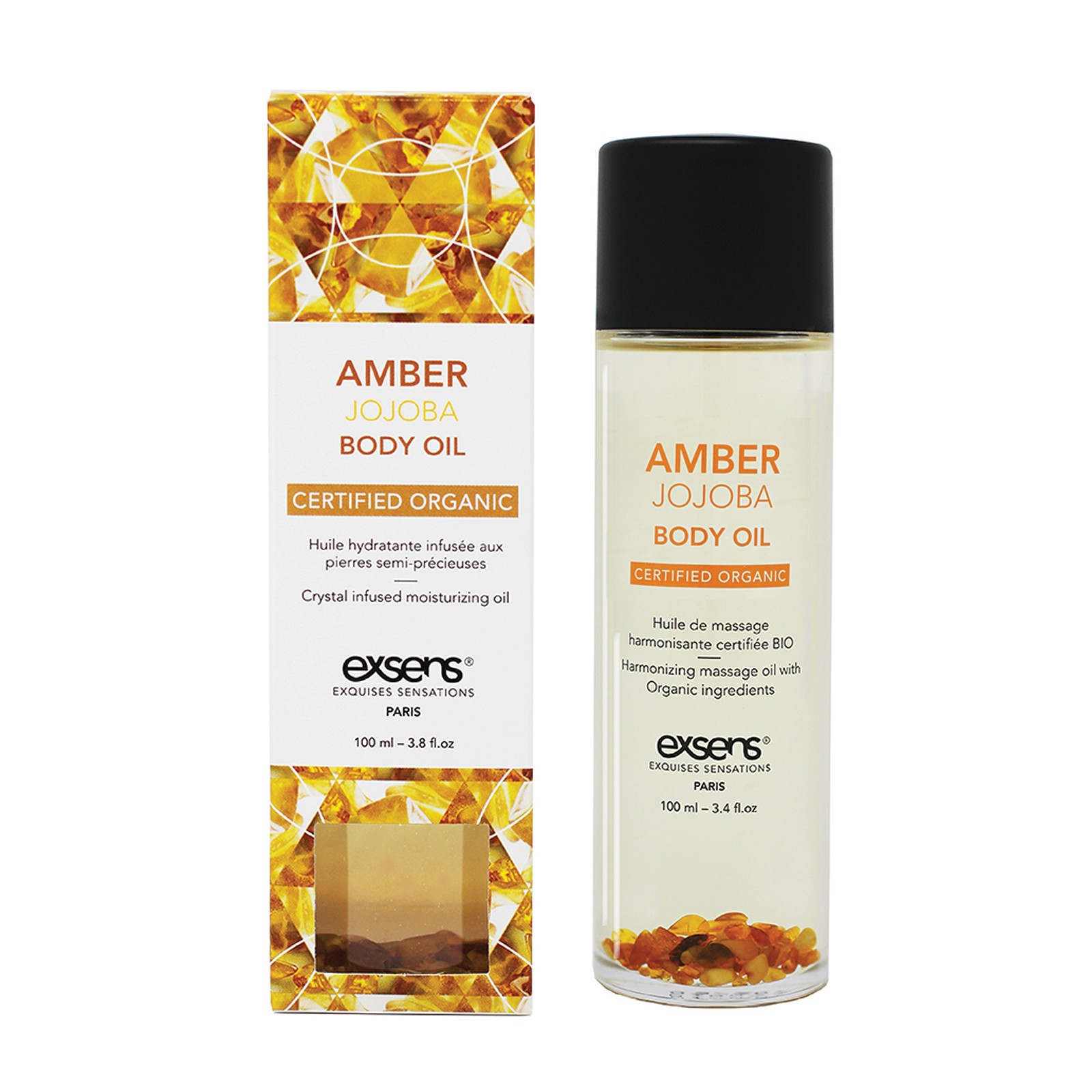 EXSENS Organic Amber Jojoba Body Oil