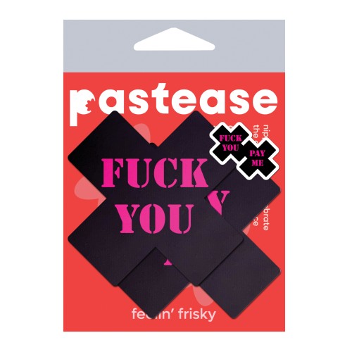 Pastease Premium Fuck You Pay Me Cross para un Estilo Audaz