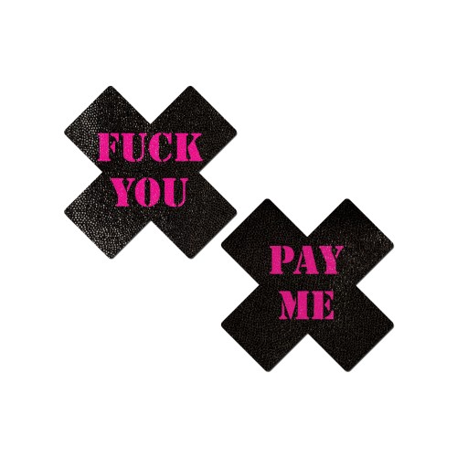 Pastease Premium Fuck You Pay Me Cross para un Estilo Audaz