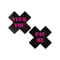 Pastease Premium Fuck You Pay Me Cross para un Estilo Audaz