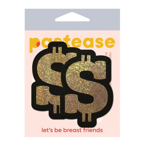 Pastease Glitter Dollar Sign Pasties Gold