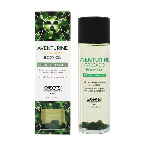 EXSENS Adventurine Avocado Body Oil for Nourishment