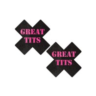 Pastease Premium Great Tits Cross - Black/Pink O/S