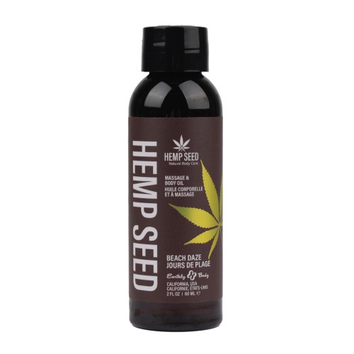 Aceite de Masaje y Cuerpo Earthly Body 2 oz Beach Daze