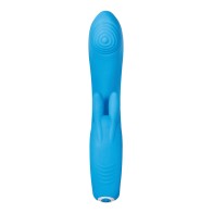 Evolved Sea Breeze Bunny Recargable Doble Estimulación - Azul