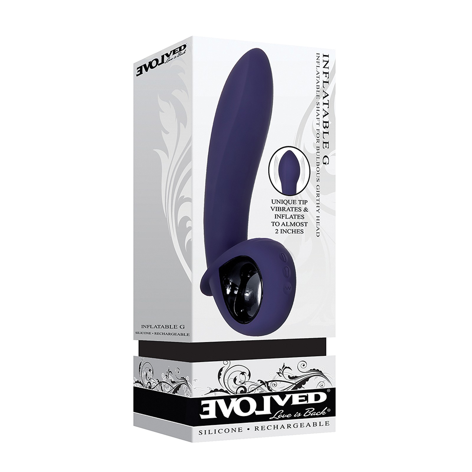 Evolved Inflatable G Rechargeable Vibrator