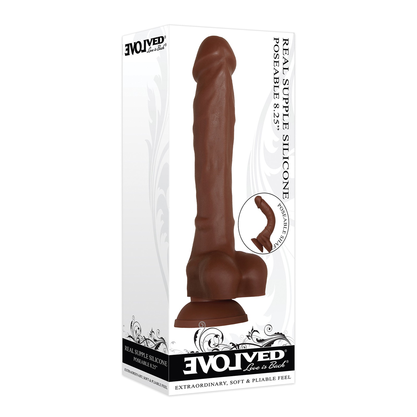 Evolved Real Supple Silicone Poseable Dark 8.25”