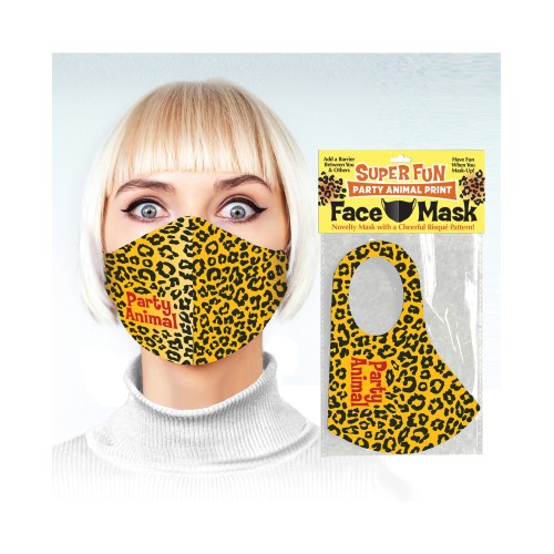 Super Fun Animal Print Party Mask