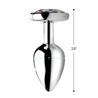 Heart Shaped Rainbow Prism Anal Plug for Playfulness