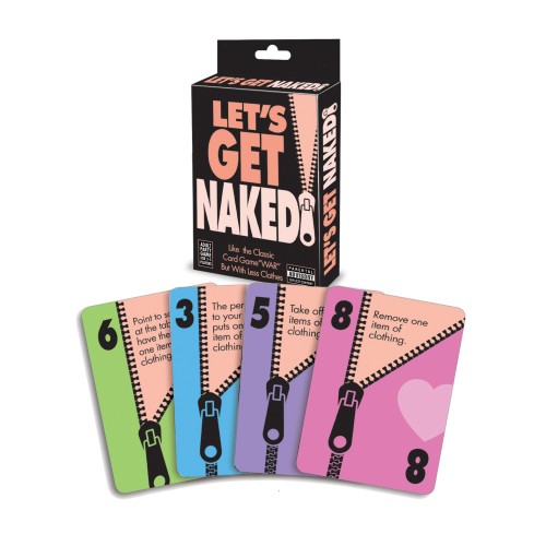 Juego de Cartas Let's Get Naked Divertido