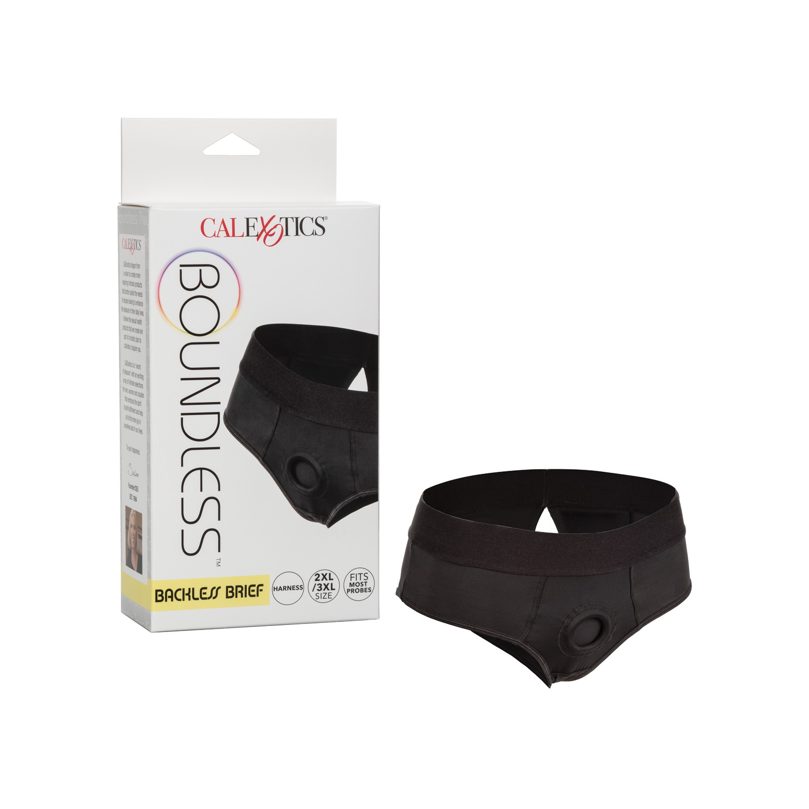 Boundless Backless Brief 2XL/3XL Black