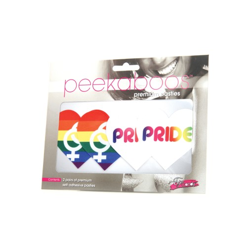 Peekaboos Pride Hearts Pasties Pack