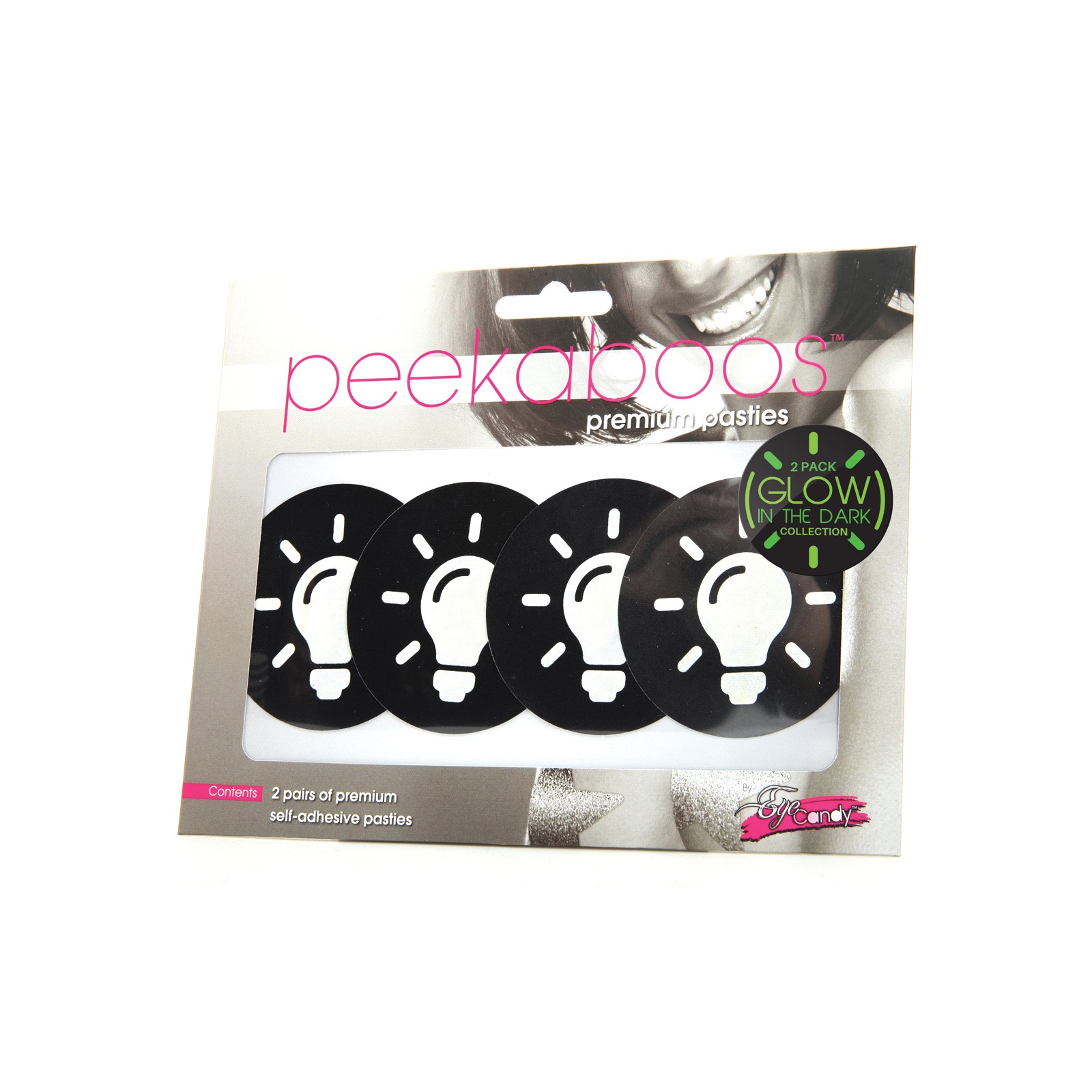 Peekaboos Pasties que Brillan en la Oscuridad para Moda Audaz