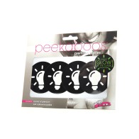 Peekaboos Glow in the Dark Pasties for Bold Fashion