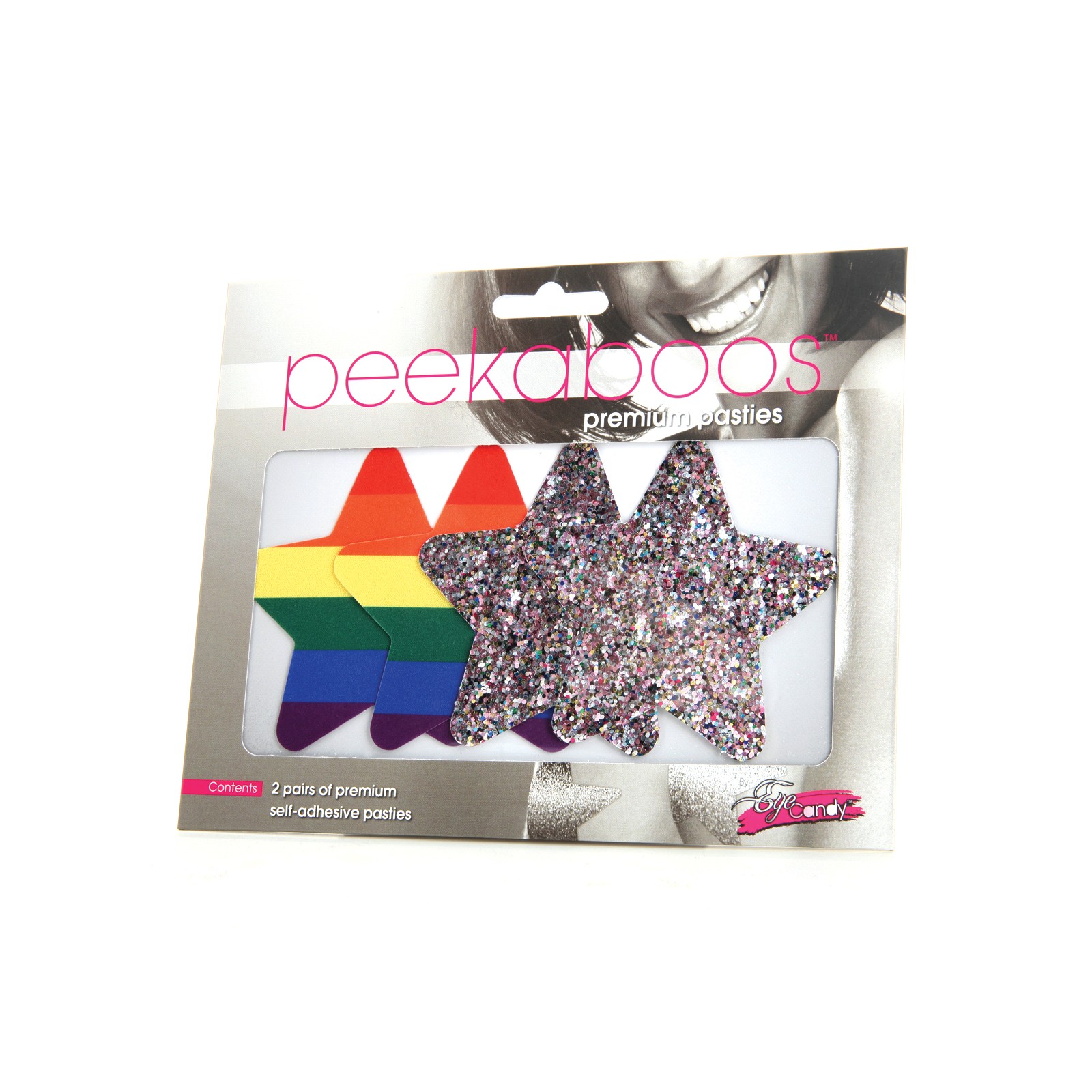 Peekaboos Pride Rainbow Glitter Pasties