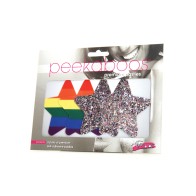 Peekaboos Orgullosos Pasties Brillantes Arcoíris