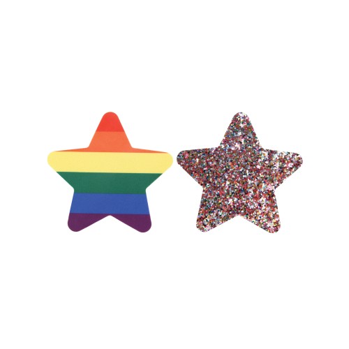 Peekaboos Pride Rainbow Glitter Pasties