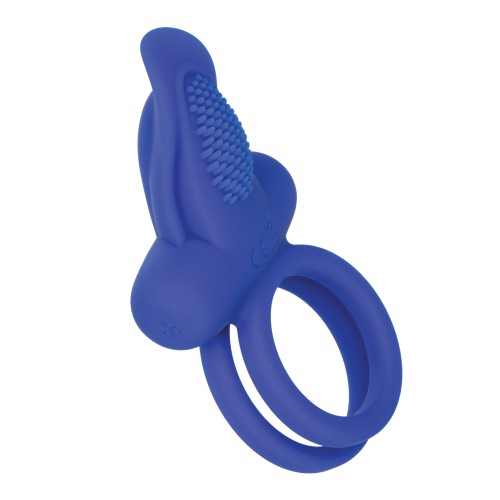 Rechargeable Dual Pleaser Enhancer Blue