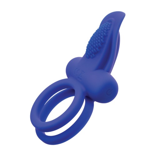 Rechargeable Dual Pleaser Enhancer Blue