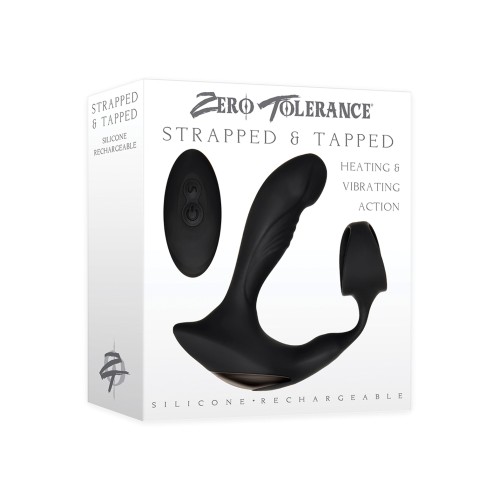 Zero Tolerance Strapped Tapped Prostate Vibrator Black