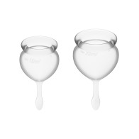 Satisfyer Feel Good Menstrual Cup Transparent