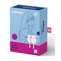 Satisfyer Feel Good Copa Menstrual Transparente