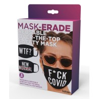 Hott Products Máscaras Mask-erade Paquete de 3 para Covid