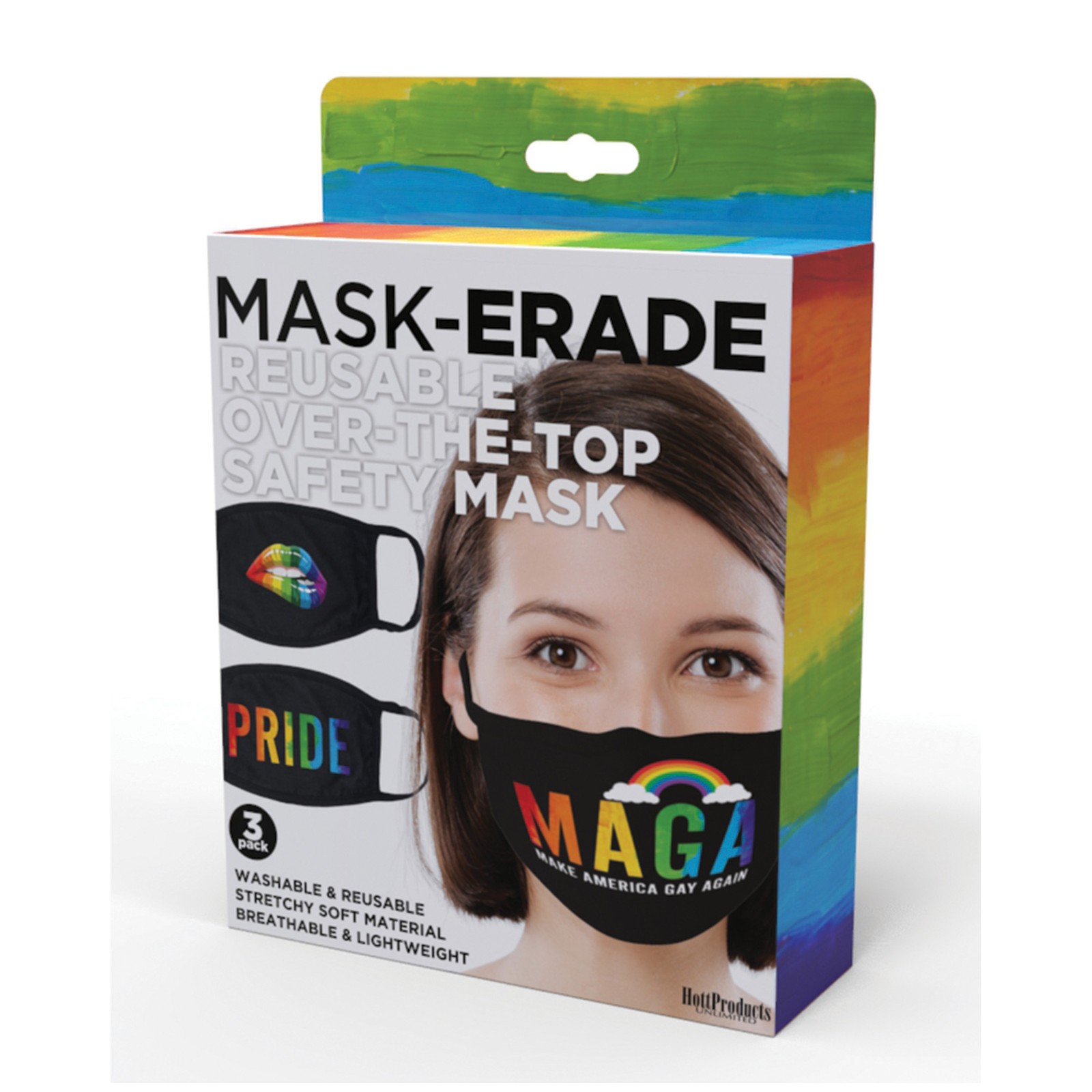 Máscaras Pride - Pack de 3