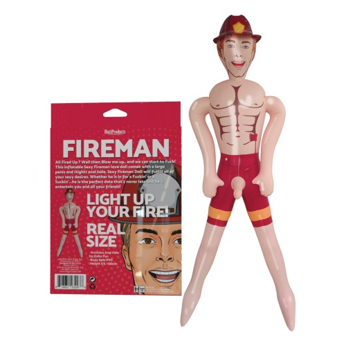 Inflatable Sexy Fireman Doll - Fun Adult Toy