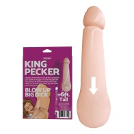 King Pecker ¡Penis Inflable Gigante de 6 pies!