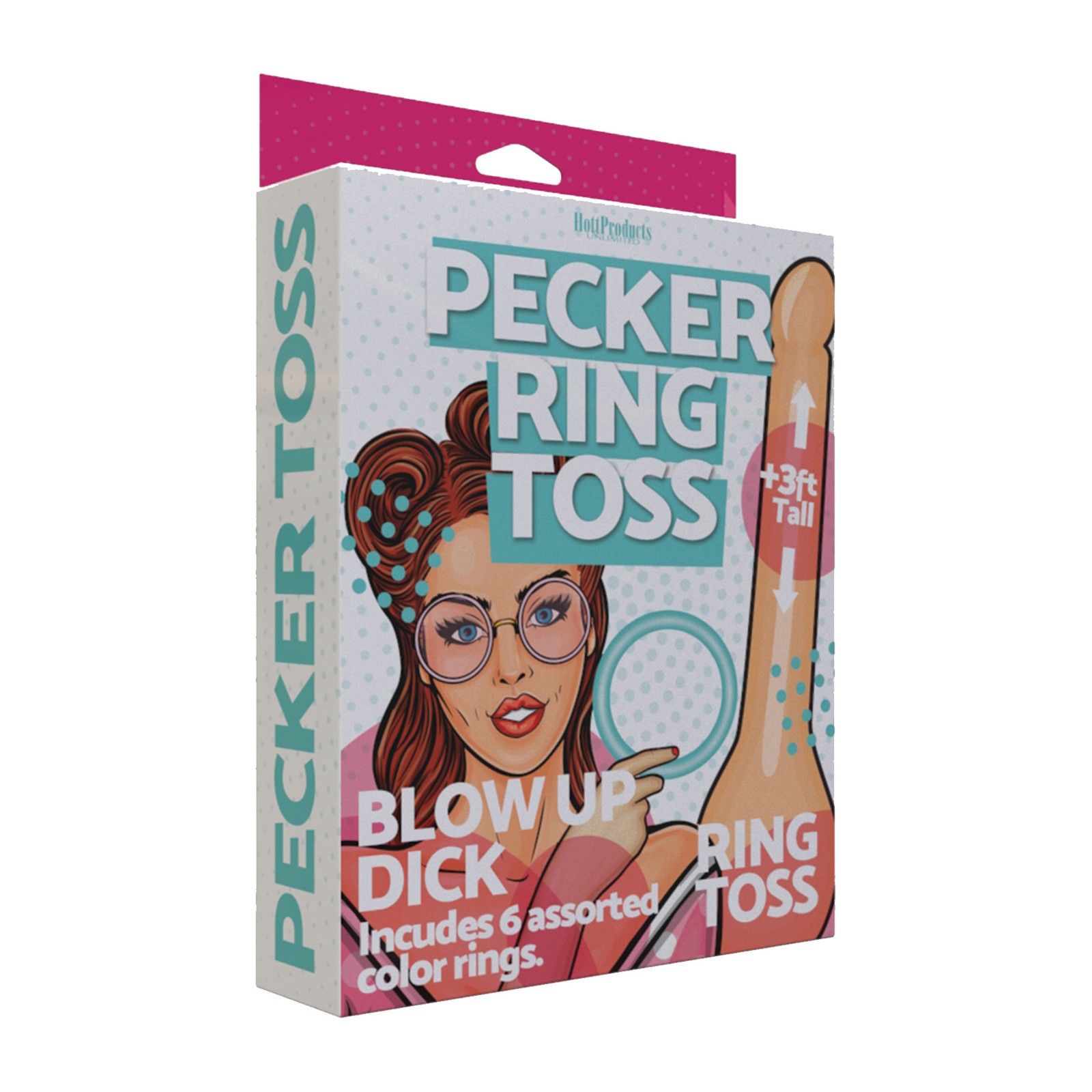 Inflatable Pecker Ring Toss Game - Fun Party Game