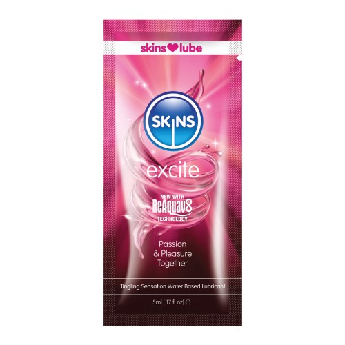 Lubricante a Base de Agua Skins Excite