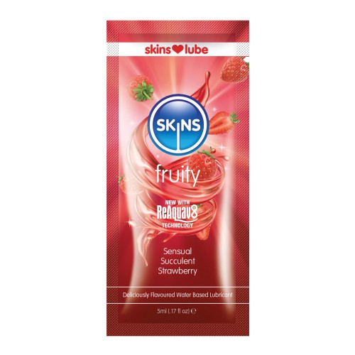 Skins Water Based Lubricant Strawberry - Tasty & Fun