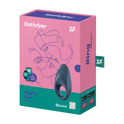 Satisfyer Mighty One Cock Ring Blue