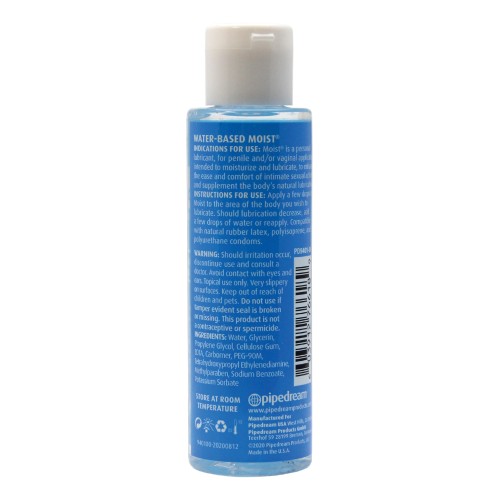 Moist Premium Water-Based Lubricant 4.4oz