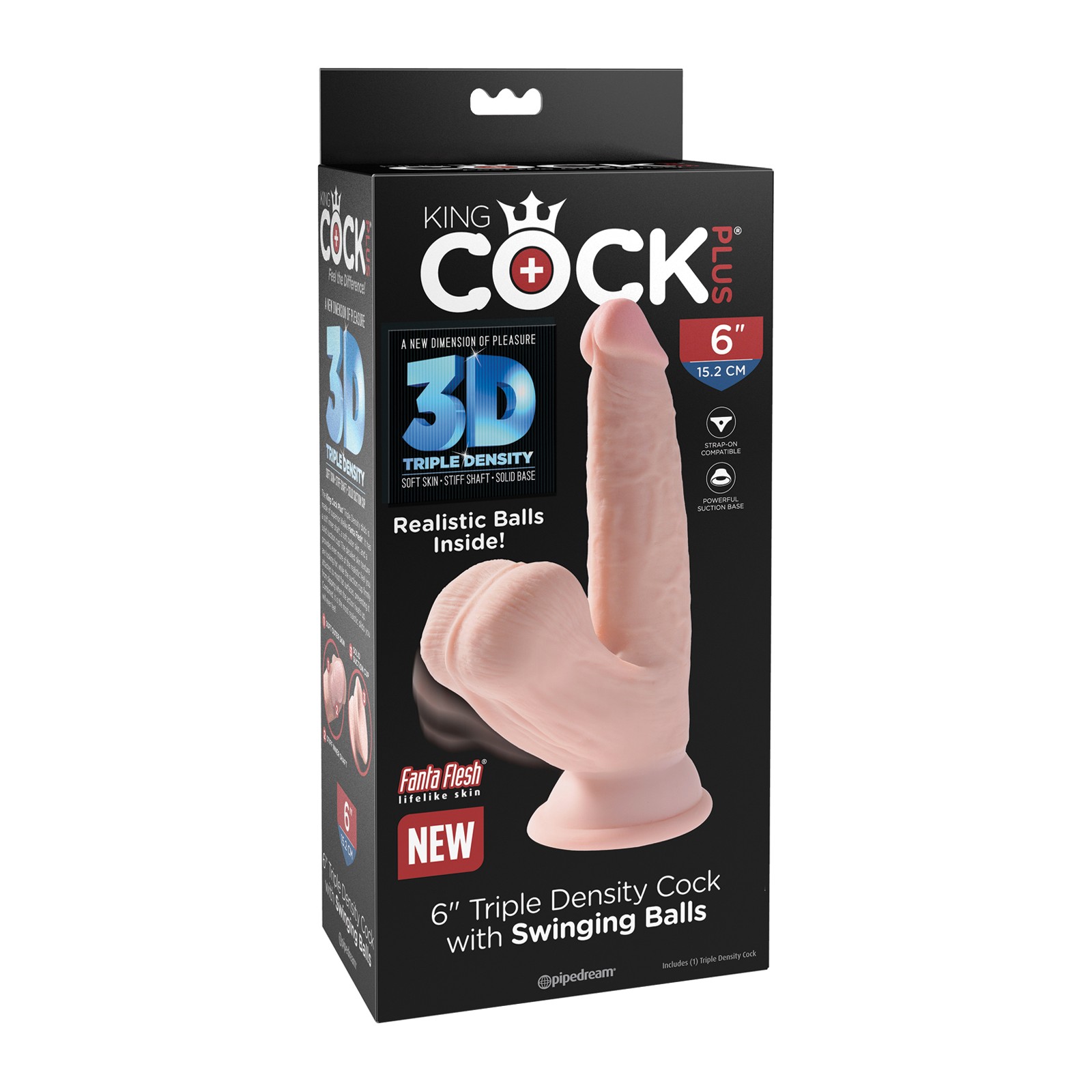 King Cock Plus Pene de Triple Densidad