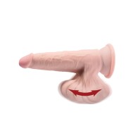 King Cock Plus 9" Pene Triple Densidad con Bolas para Placer Intenso