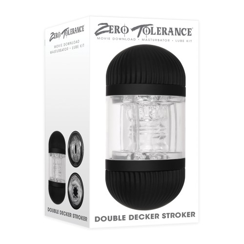 Stroker Zero Tolerance Double Decker Negro/Transparente