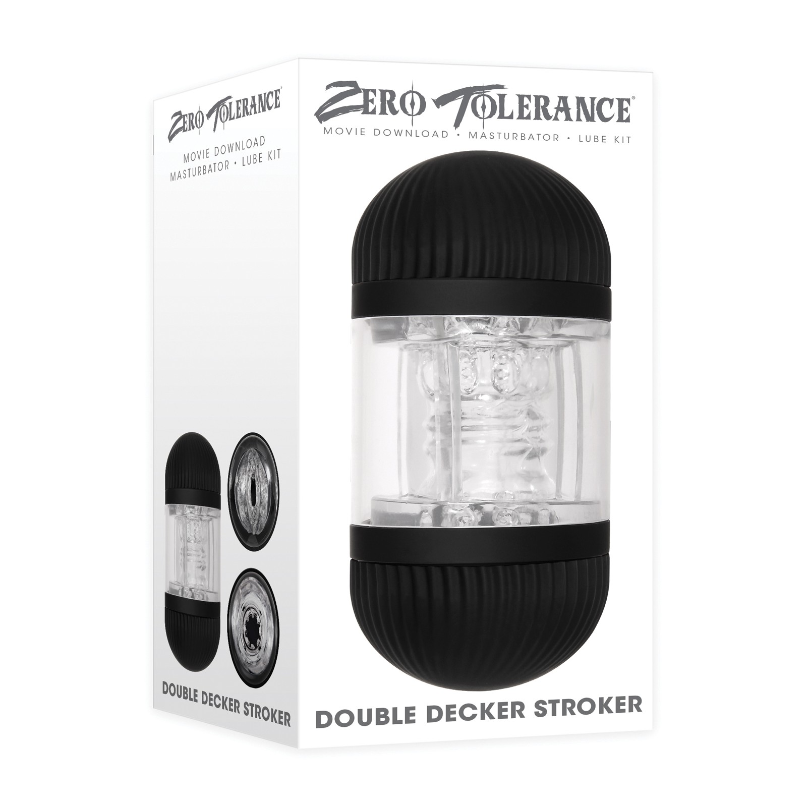 Stroker Zero Tolerance Double Decker Negro/Transparente