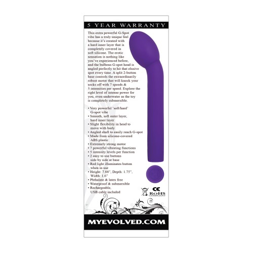 Evolved Sweet Spot Purple G-Spot Vibrator