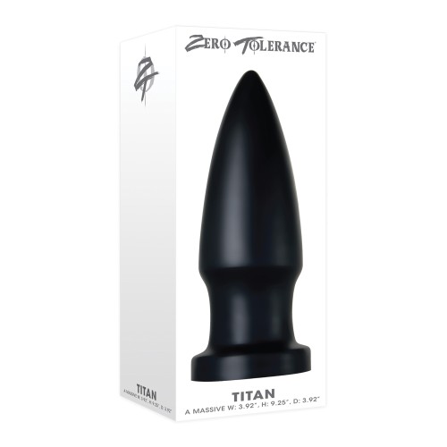 Zero Tolerance Titan Anal Plug - Black