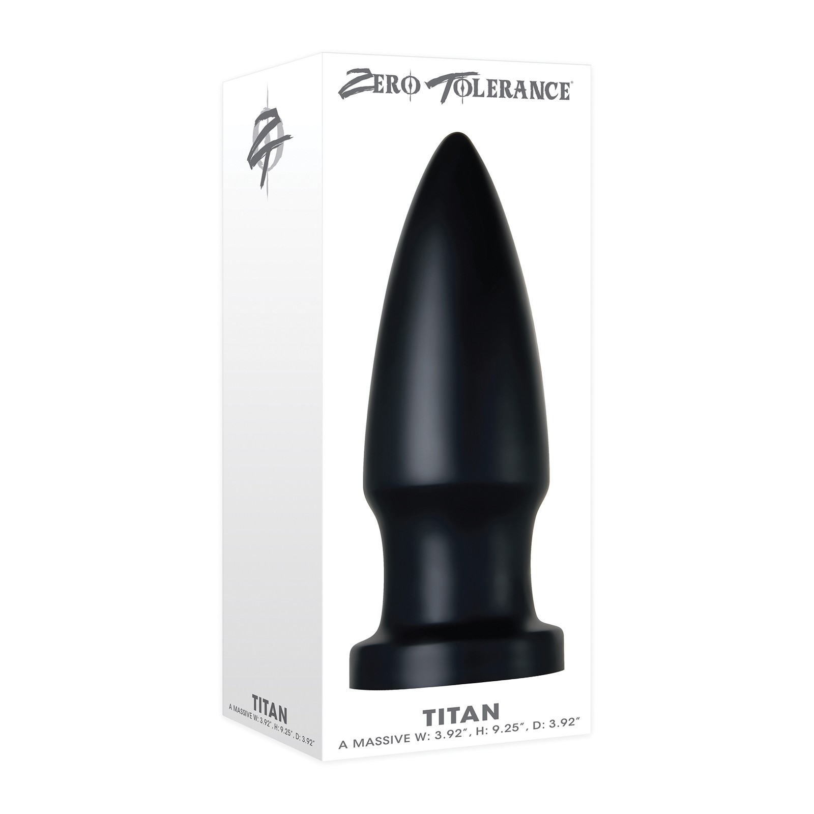 Plug Anal Zero Tolerance Titan - Negro