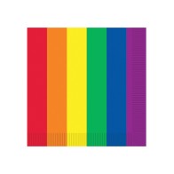 Pride Luncheon Napkins - Rainbow Pack of 16